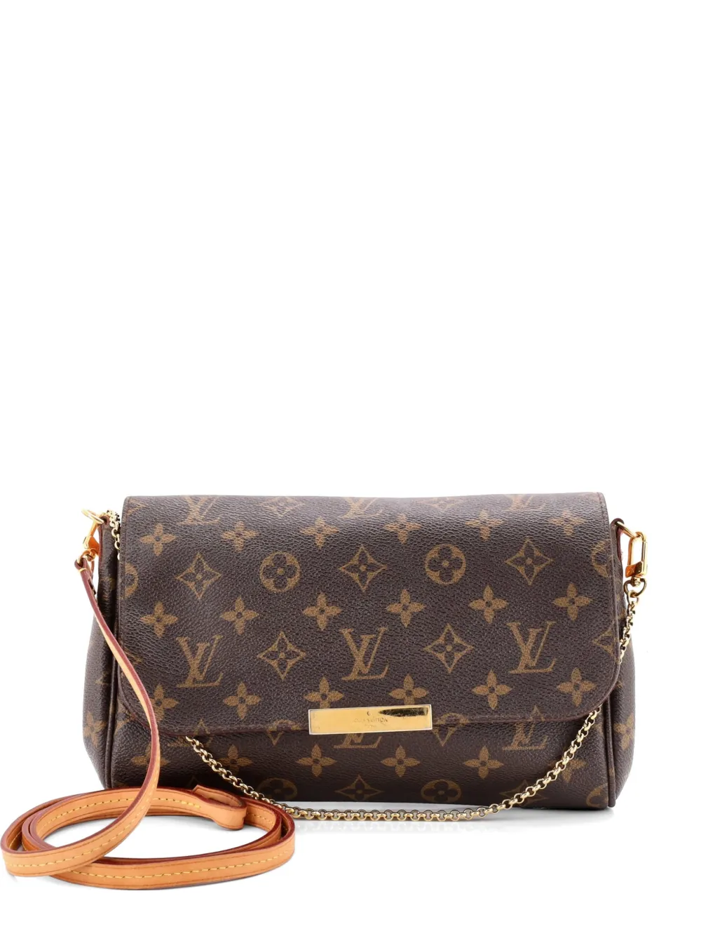 Louis Vuitton Pre-Owned Favorite Handbag Monogram Canvas MM crossbody bag - Marrone