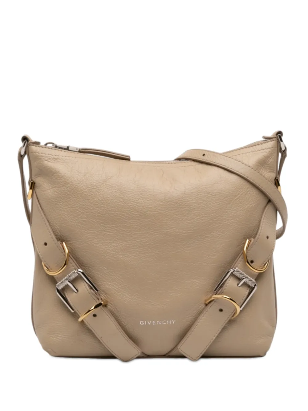 Givenchy Pre-Owned 2024 Small Leather Voyou crossbody bag - Toni neutri