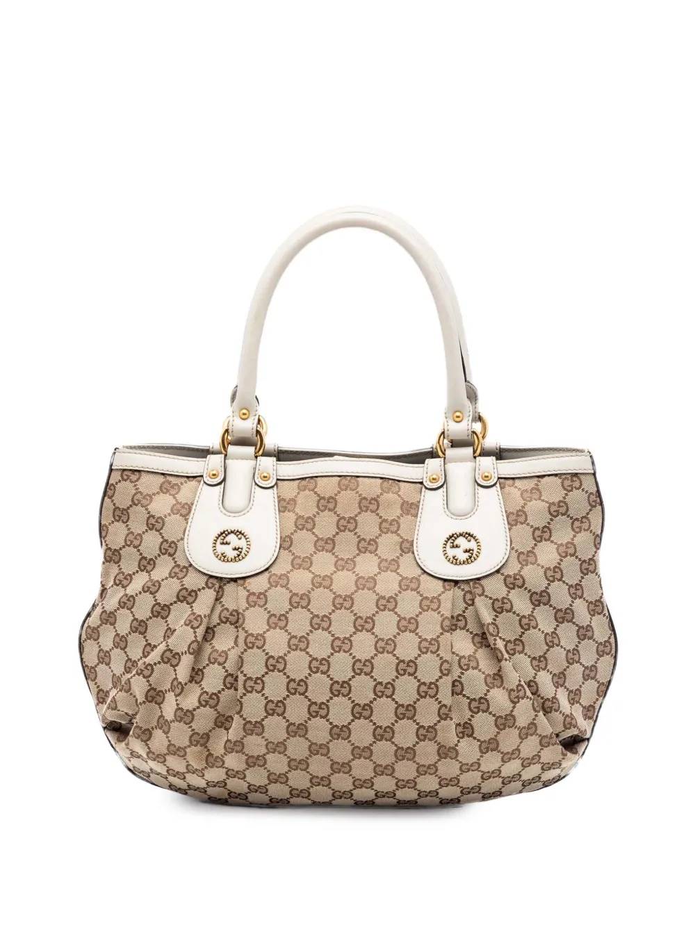 Gucci Pre-Owned 2016-2026 GG Canvas Scarlett tote bag - Bianco