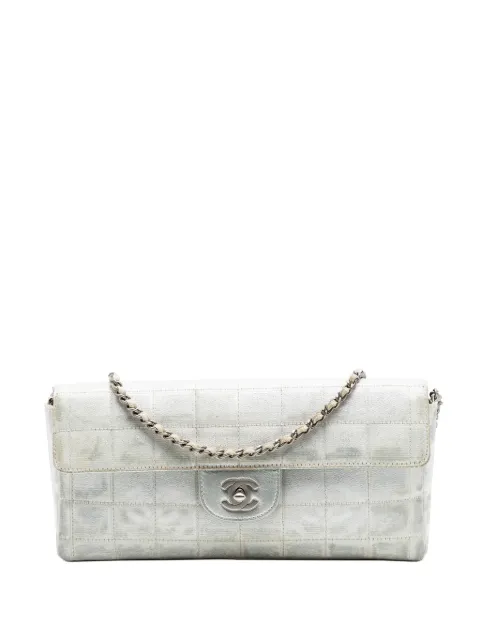 CHANEL Pre-Owned 2000-2002 New Travel Line Nylon East West Flap shoulder bag