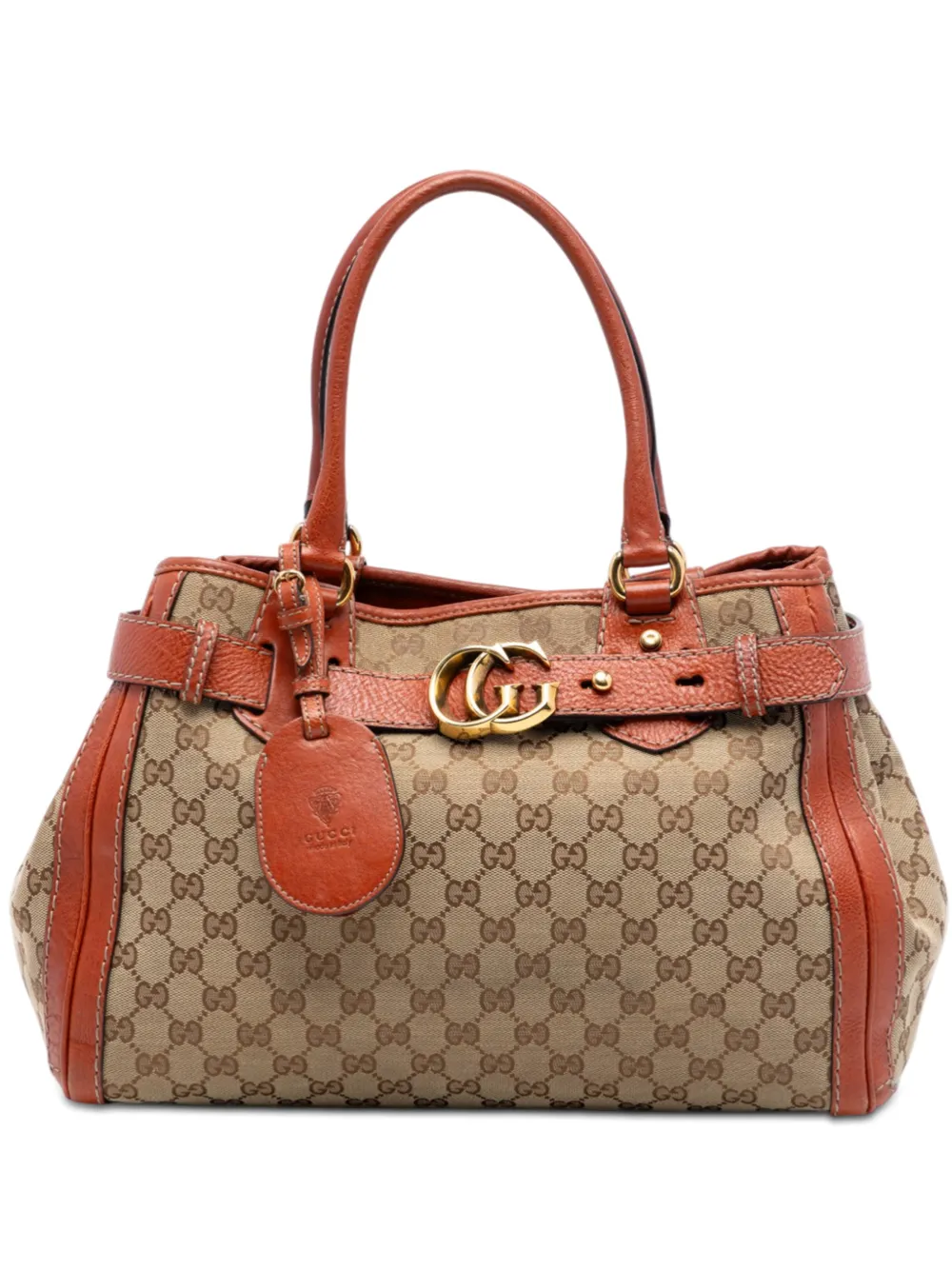 Gucci Pre-Owned 2016-2026 GG Canvas Running tote bag - Nude