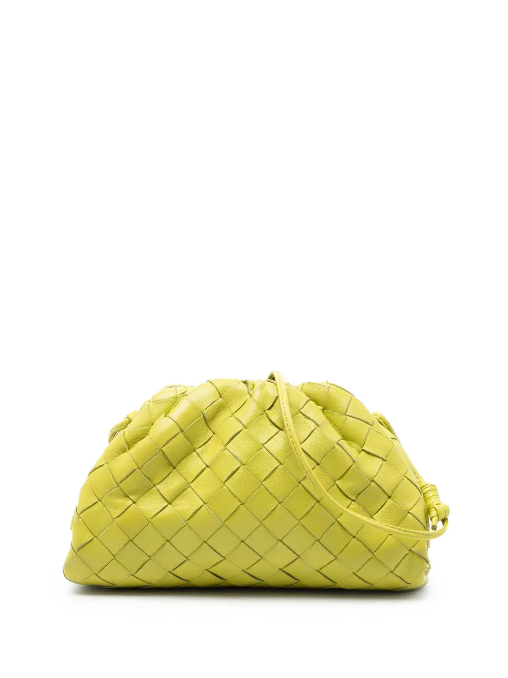 Bottega Veneta Pre-Owned 2012-2026 Nappa Intrecciato The Mini Pouch crossbody bag - Giallo
