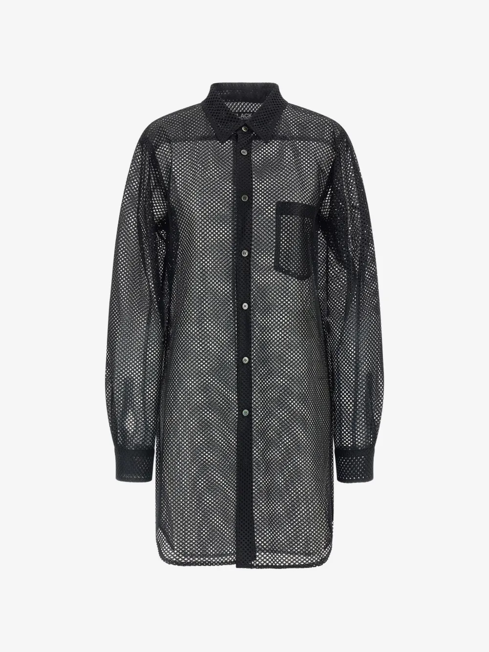 Black Comme Des Garçons メッシュ シャツ | ブラック | Image 1