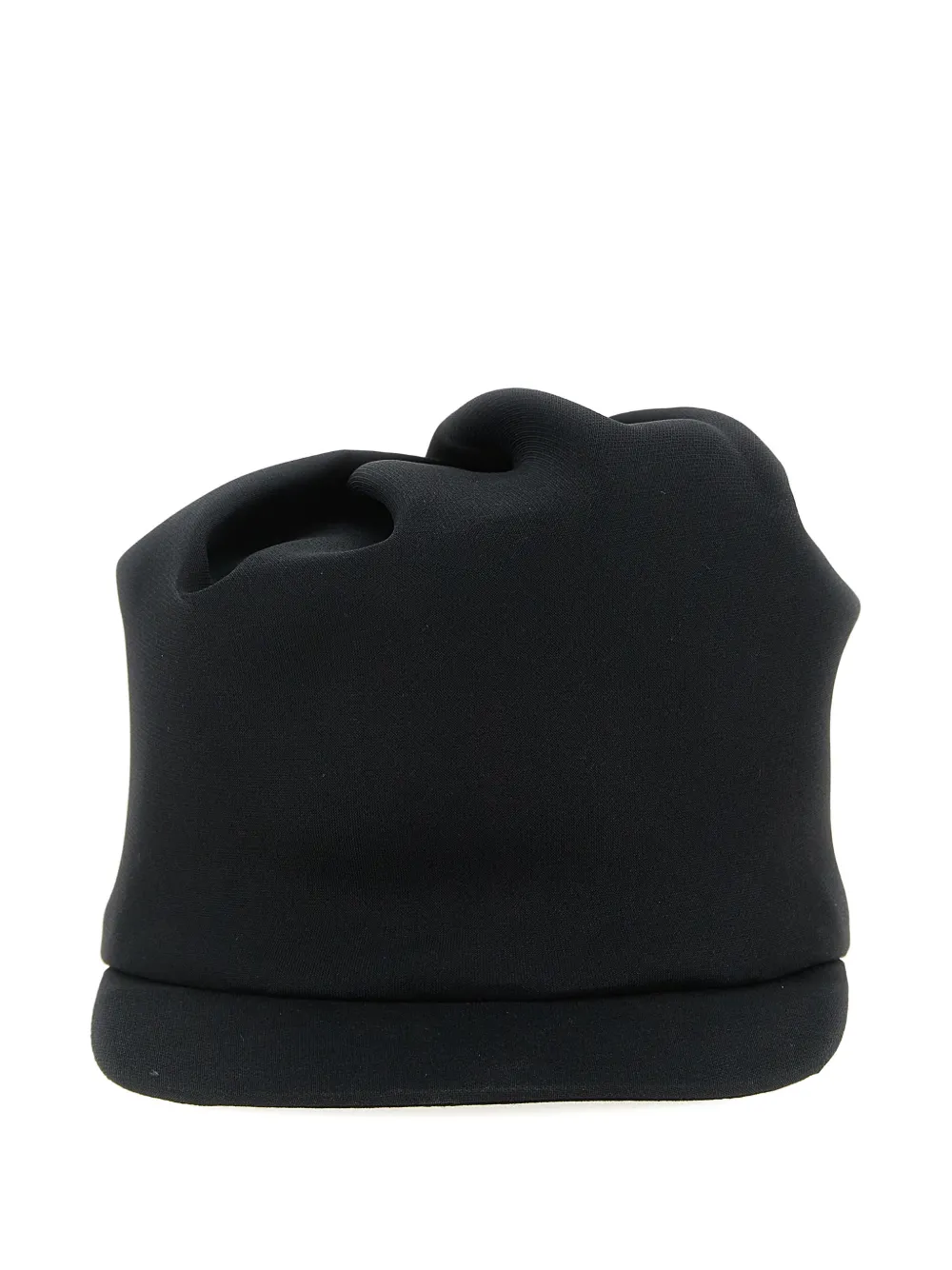 Balenciaga sculptural scarf-detail cap - Nero