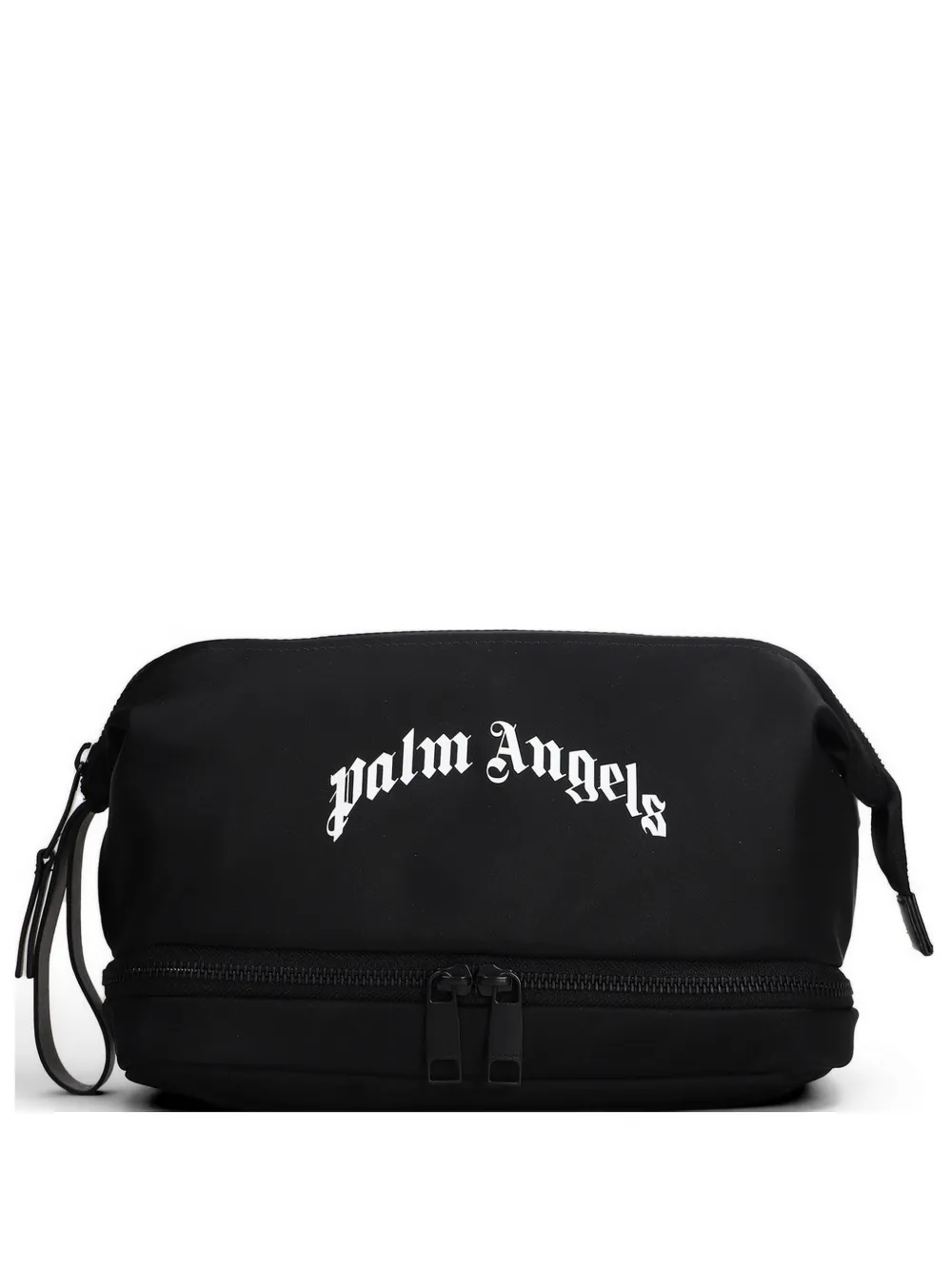 Palm Angels logo-print clutch bag - Nero