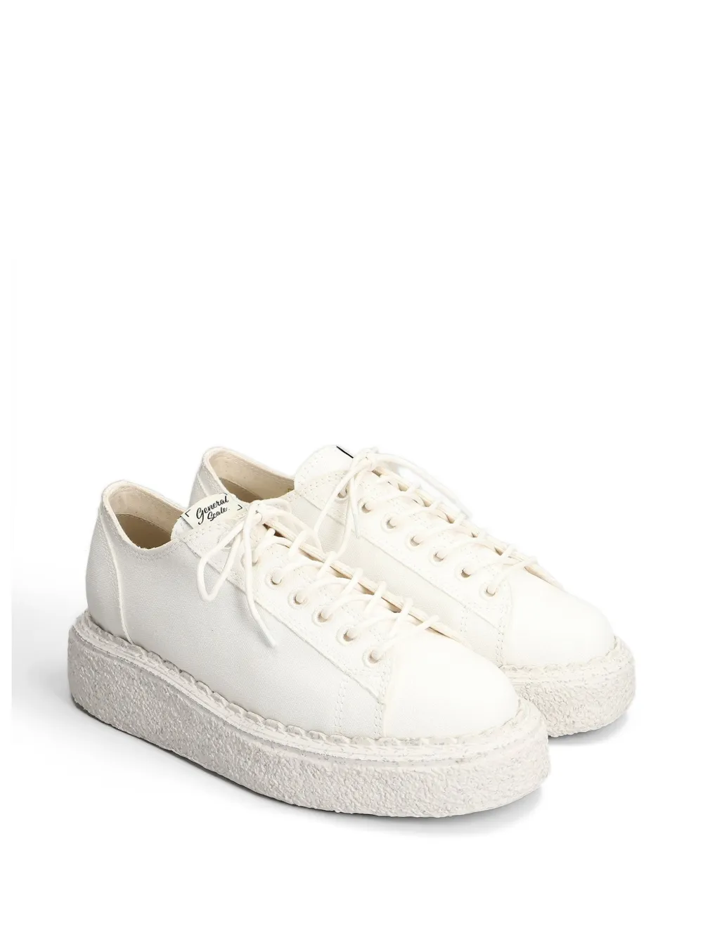 Maison MIHARA YASUHIRO Mark platform sneakers Wit