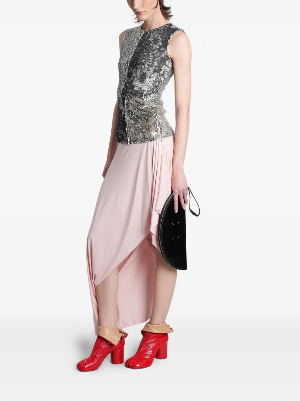 Maison Margiela Asymmetrische rok Rood