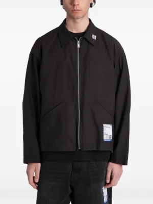 Comme Des Garçons Shirt zip-closure Jacket | Black | FARFETCH IN