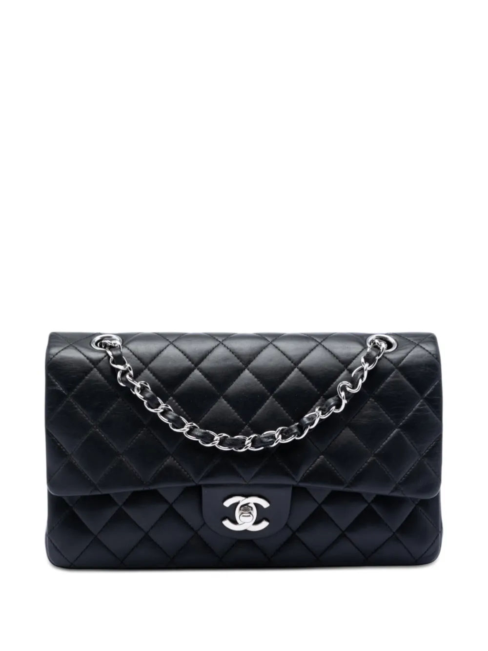 CHANEL Pre-Owned 2006-2008 Medium Classic Lambskin Double Flap shoulder bag - Nero