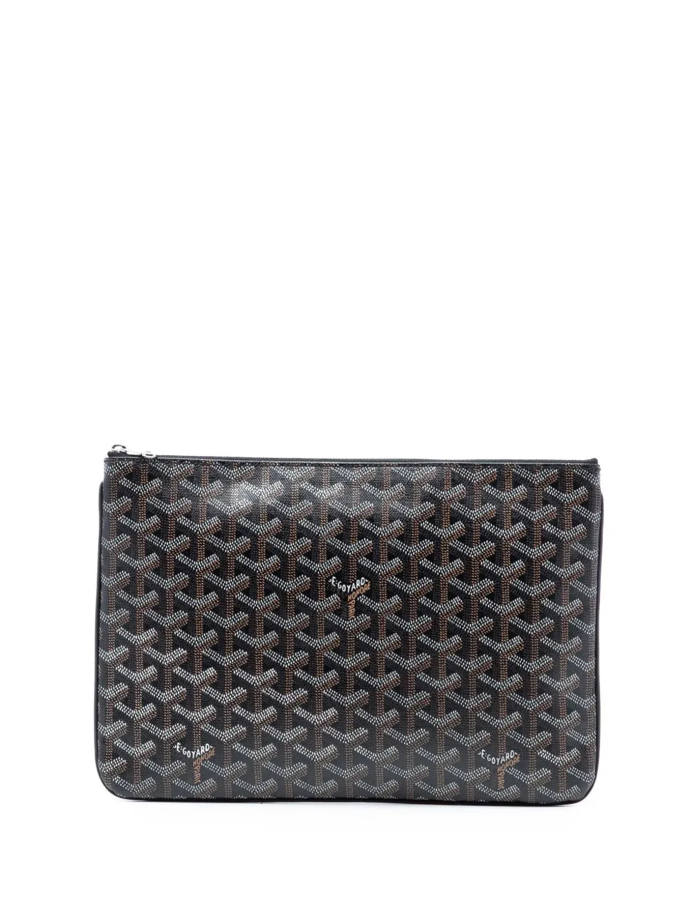 Goyard Pre-Owned 2016 Goyardine Senat MM clutch bag - Schwarz