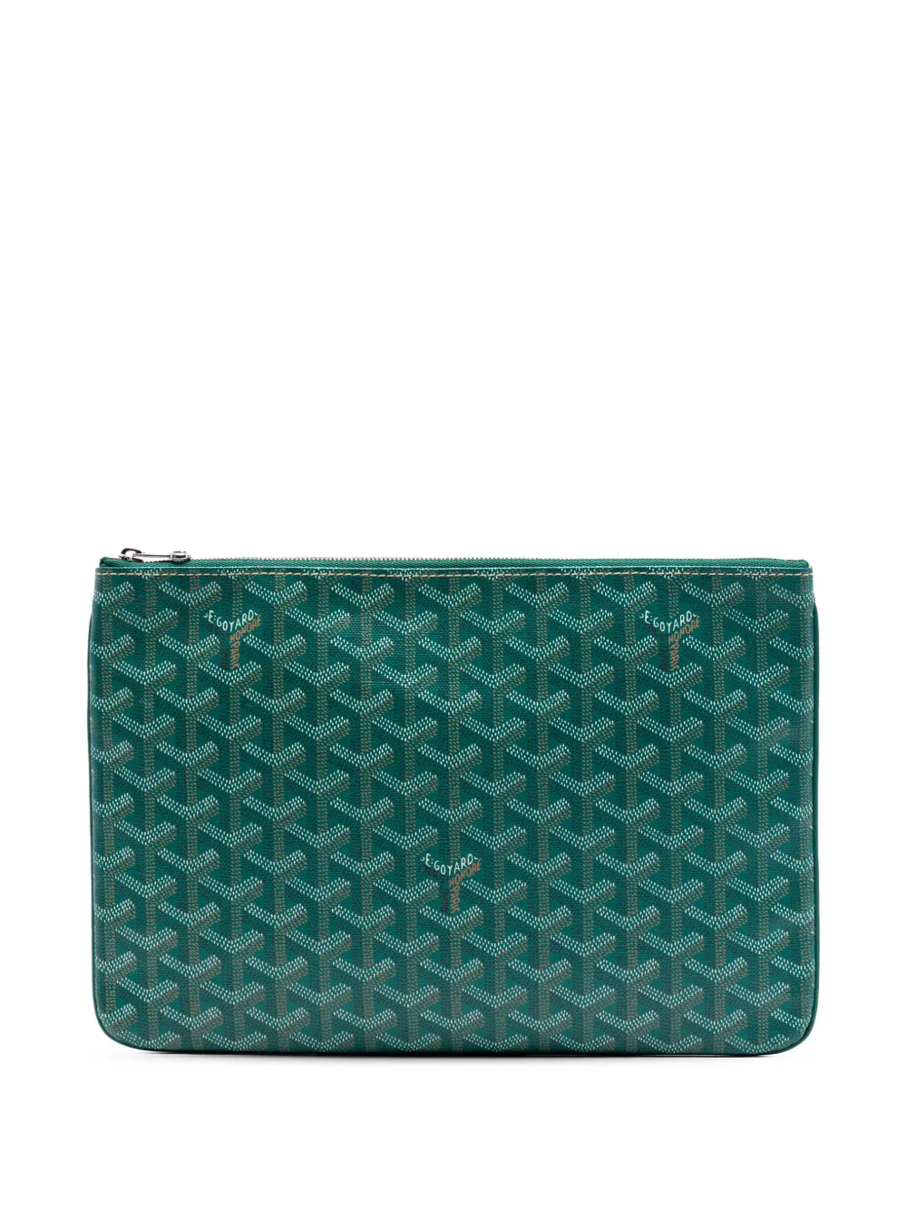 Goyard Pre-Owned 2017 Goyardine Senat MM clutch bag - Verde