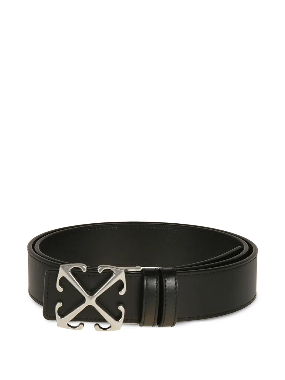 Off-White Arrow leather belt - Nero
