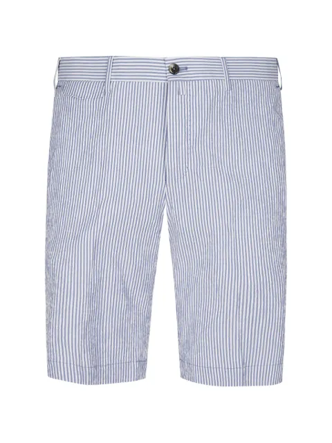 PT Torino button-fastening striped cotton shorts
