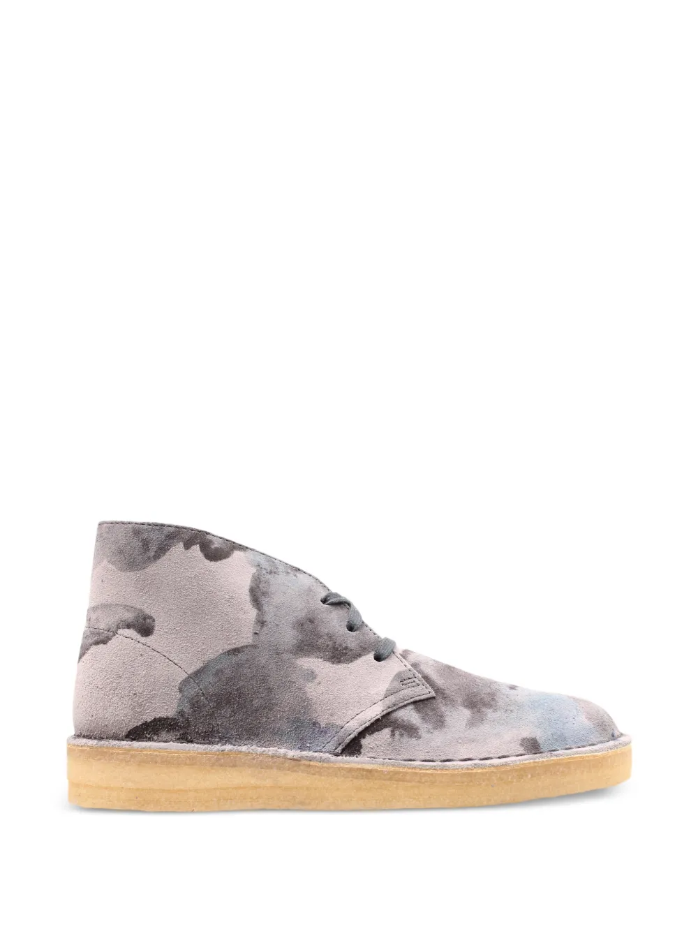 Clarks Originals Desert Coal laarzen met camouflageprint Grijs