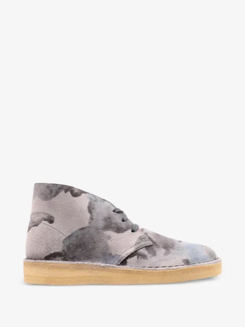 Clarks Originals Desert Coal camo-print boots