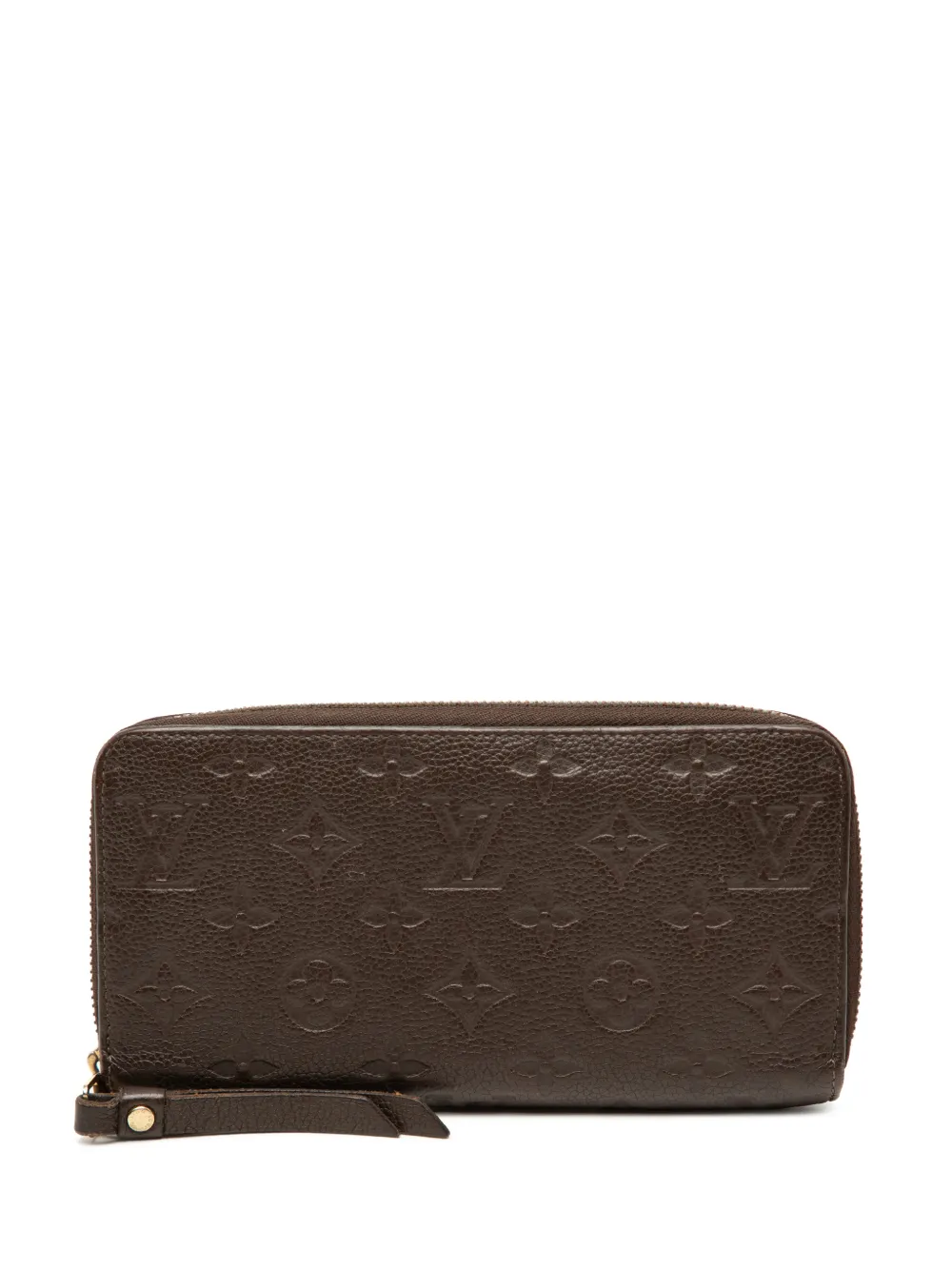 Louis Vuitton Pre-Owned 2015 Monogram Empreinte Zippy Wallet long wallets - Marrone