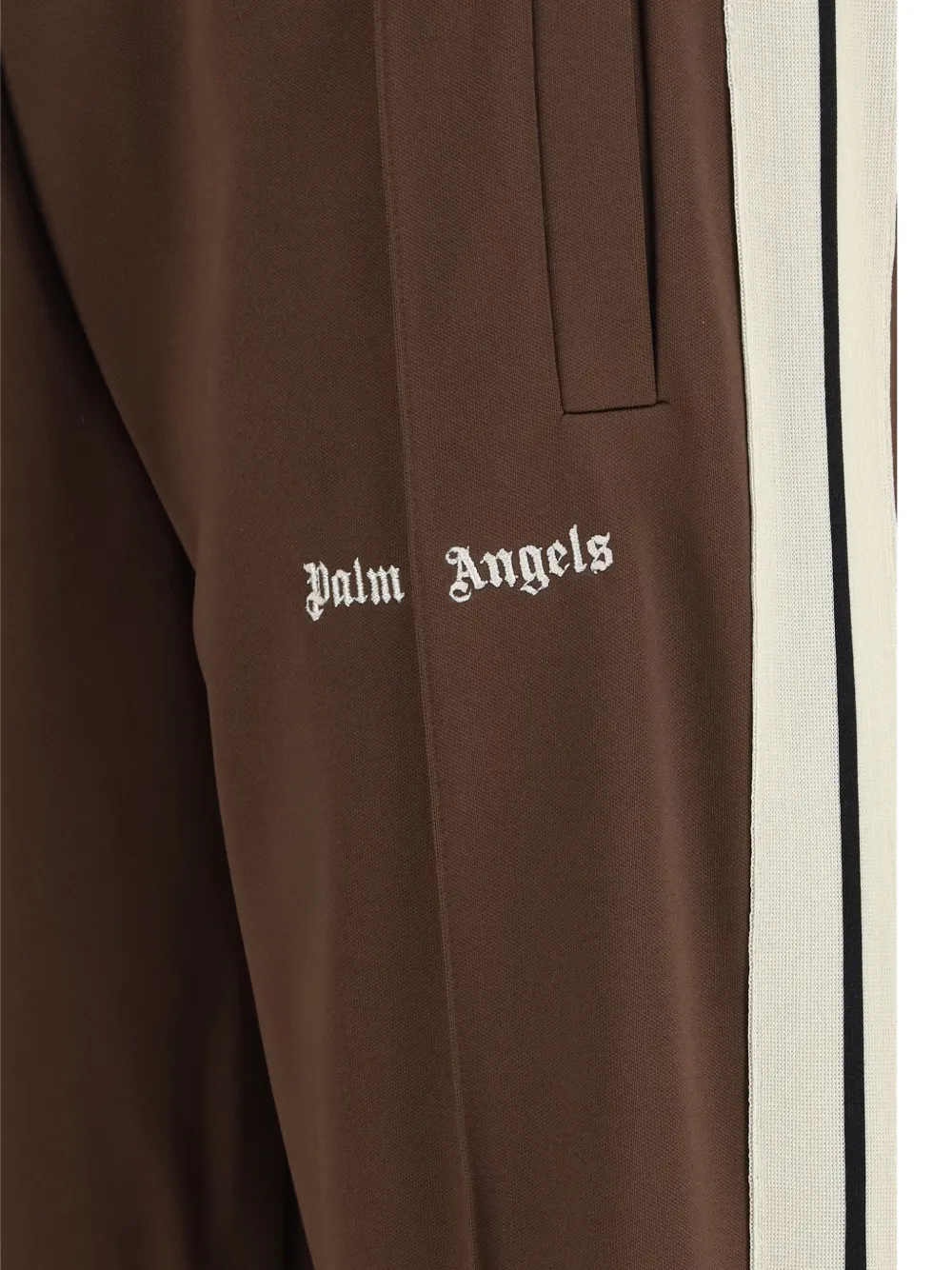 Palm Angels Trainingsbroek met zijstreep Bruin
