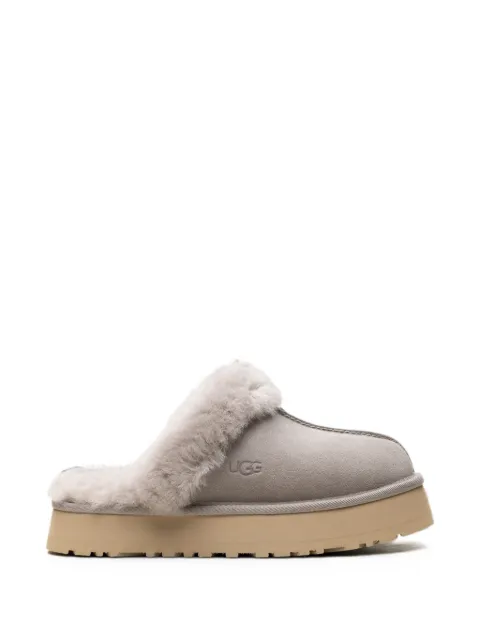 UGG mules Disquette à finitions en peau lainée