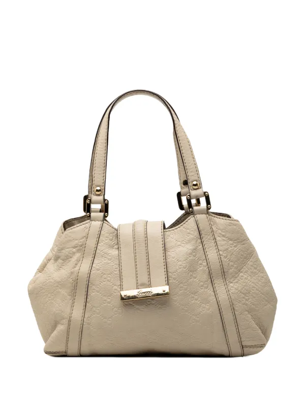 Gucci Pre-owned 2000-2015 Guccissima New Ladies Tote Bag in White