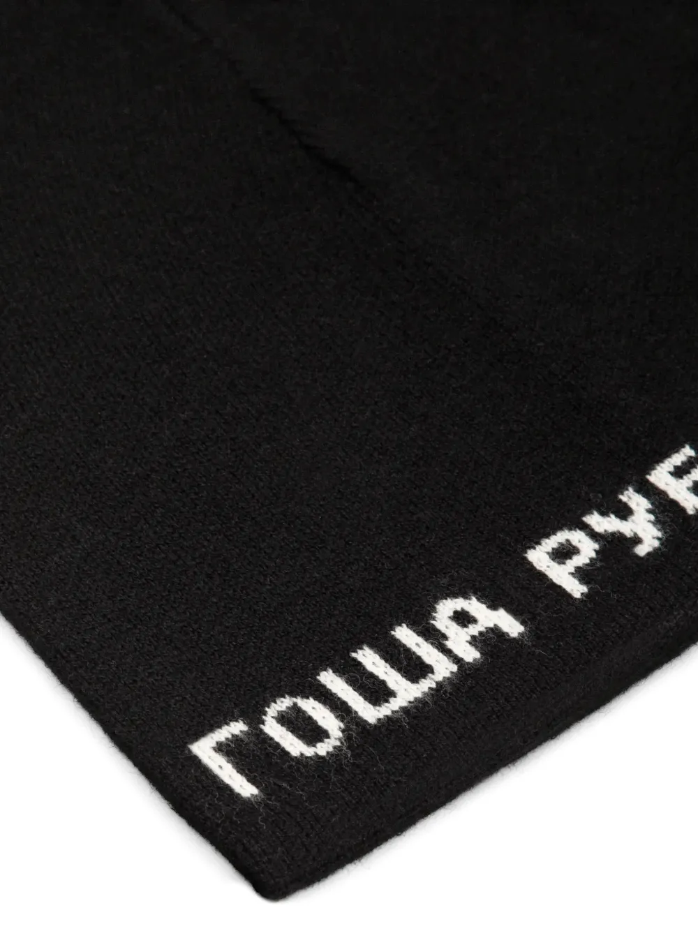 GOSHA RUBCHINSKIY logo-knit Beanie Hat | Black | FARFETCH IE