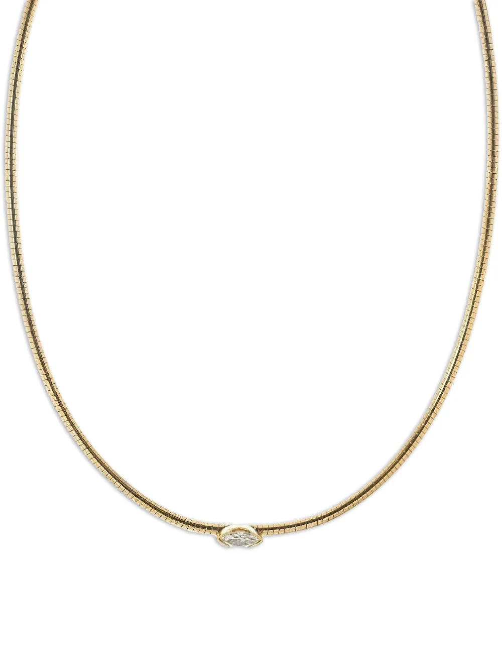 Loraida Deco diamond necklace - Gold