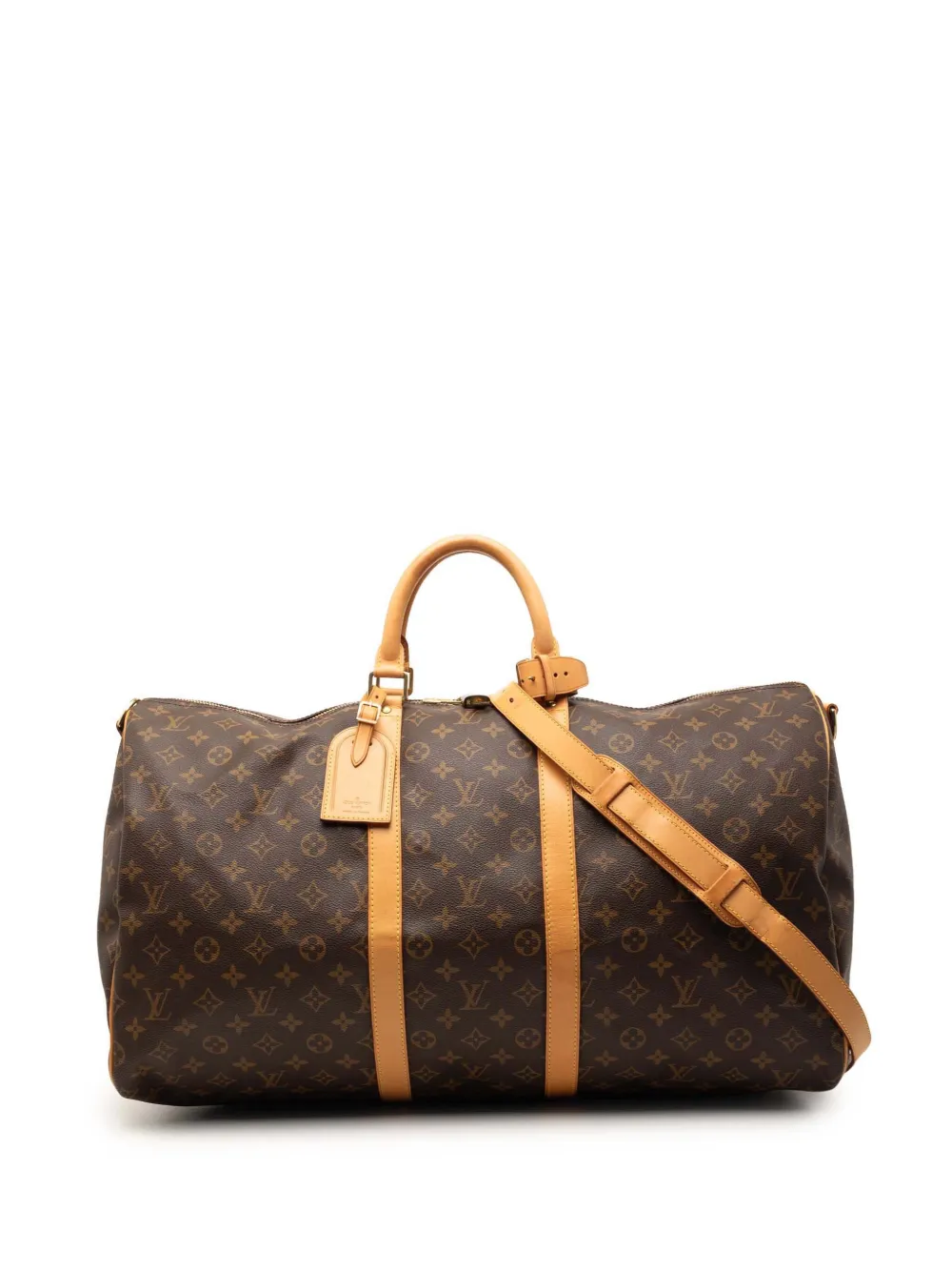 Louis Vuitton Pre-Owned 2000 Monogram Keepall Bandouliere 55 travel bag - Brown
