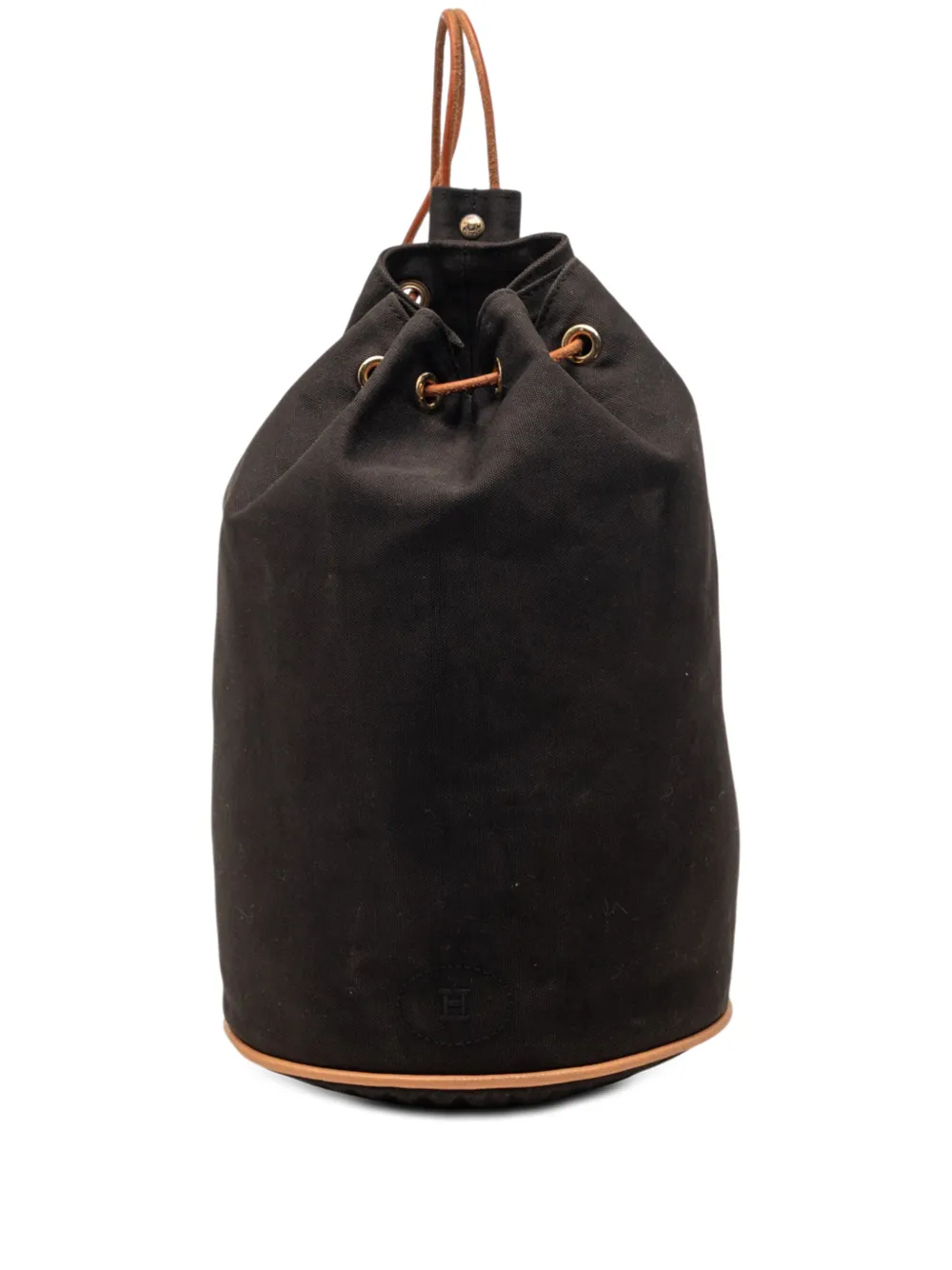 Hermès Pre-Owned 1990-2015 Toile Polochon Mimile backpack - Black