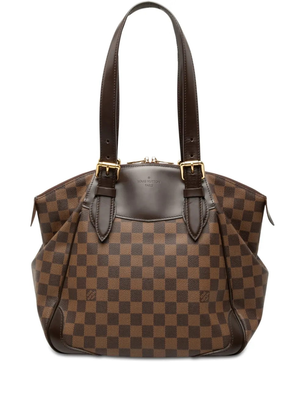 Louis Vuitton Pre-Owned 2011 Damier Ebene Verona MM shoulder bag - Braun