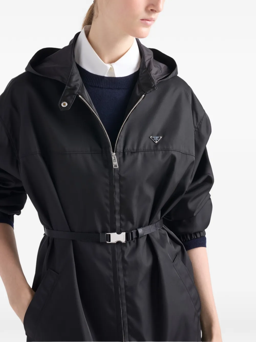 Prada Re-Nylon jas Zwart
