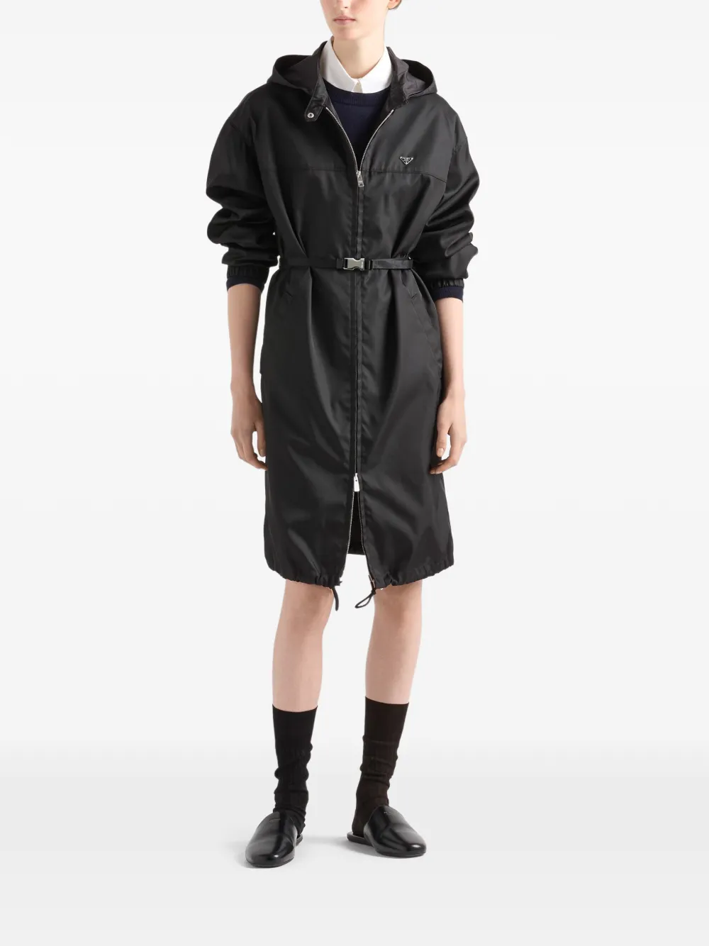  Prada Plumífero Re-nylon - Negro 