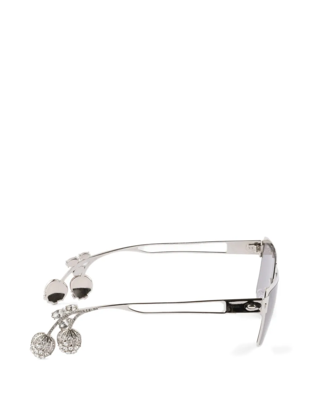 Prada Eyewear Runway zonnebril Zilver