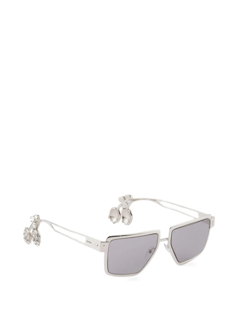 Prada Eyewear Runway zonnebril Zilver