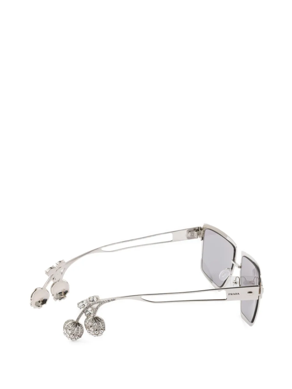 Prada Eyewear Runway zonnebril Zilver