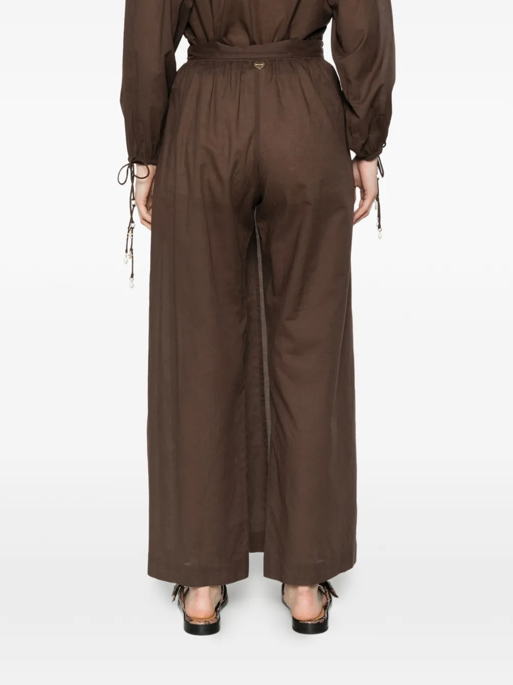 TWINSET Cropped broek Bruin