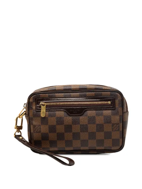 Louis Vuitton Pre-Owned 2011 Damier Ebene Pochette Billets Macao clutch bag