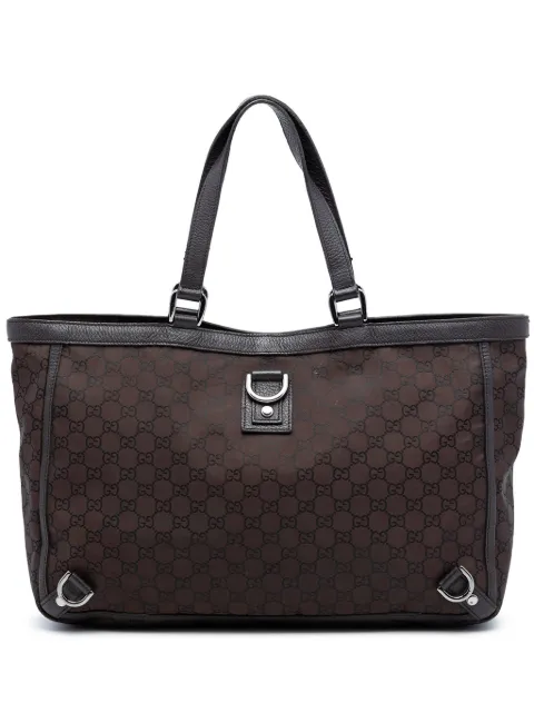 Gucci Pre-Owned 2016-2025 GG Nylon Abbey D Ring tote bag