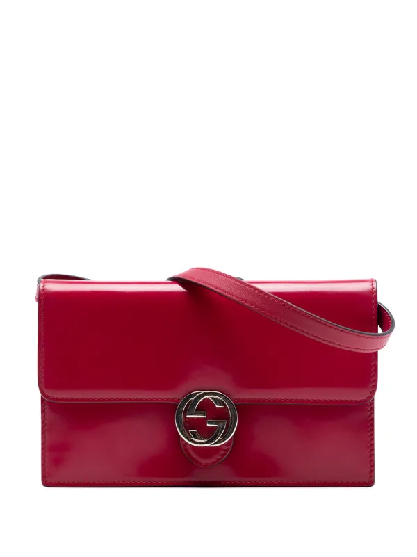 Gucci Pre-Owned 2000-2015 レザー インターロッキングG ダラー 