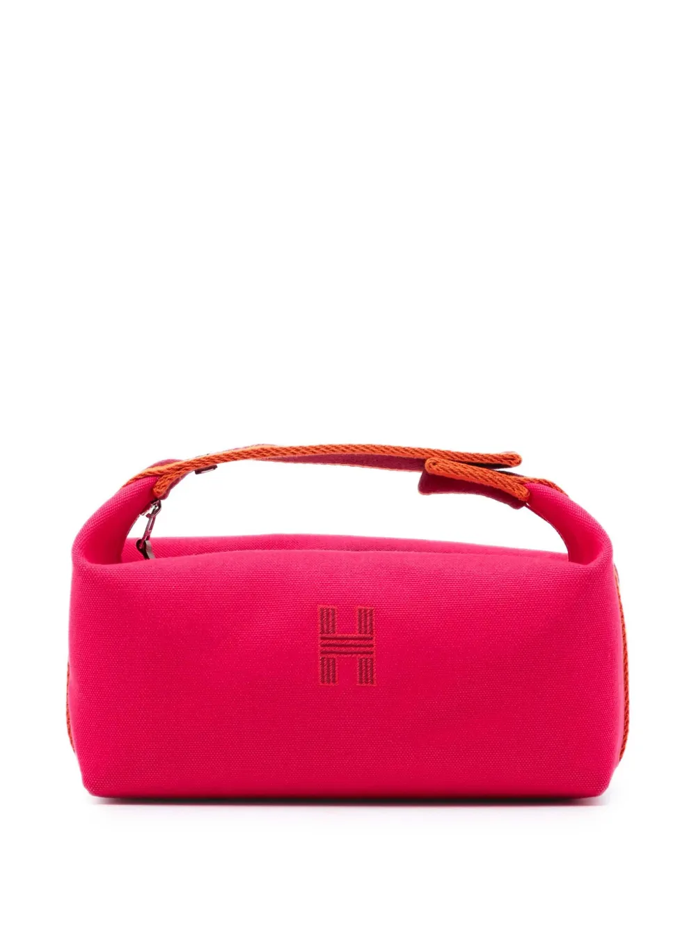 Hermès Pre-Owned 2010-2026 Small Canvas Bride A Brac Case vanity bag - Pink