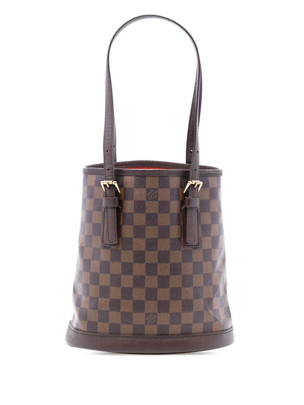 Louis Vuitton Pre-Owned 2001 Damier Ebene Marais bucket bag - Marrone