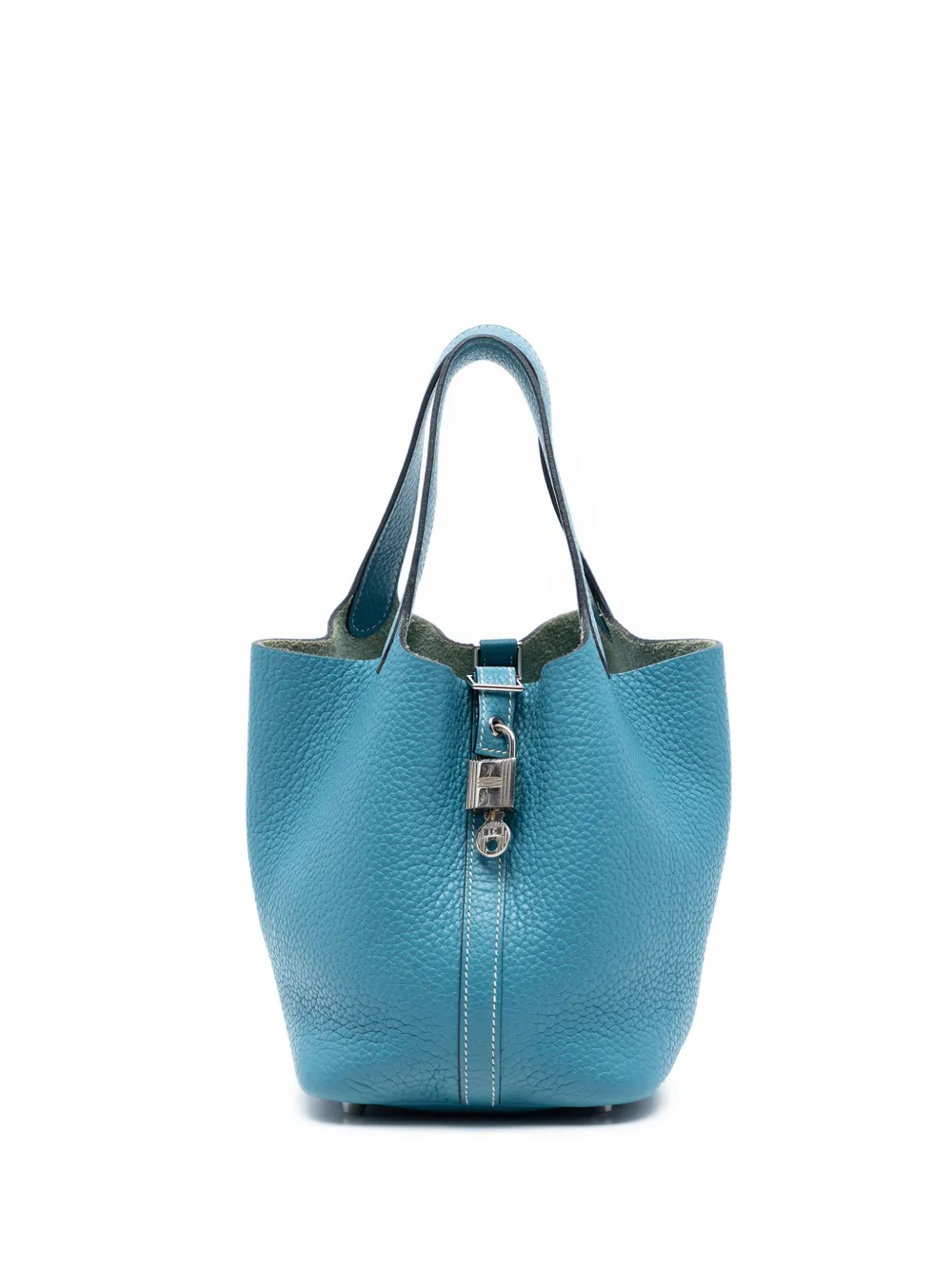 Hermès Pre-Owned 2014 Clemence Picotin Lock 18 handbag - Blu