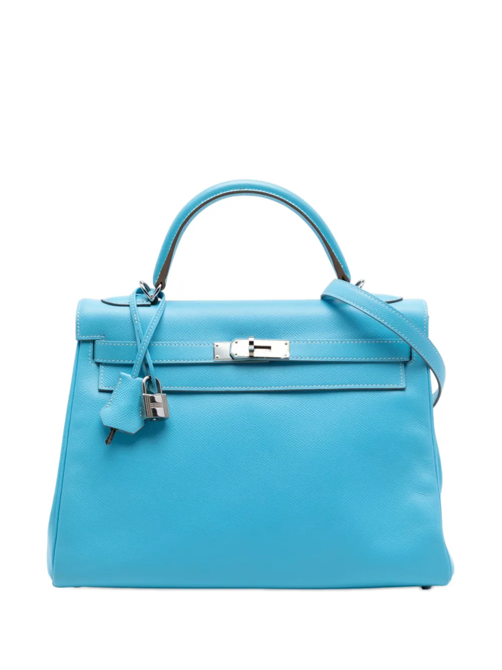Hermès Pre-Owned 2011 Togo Kelly II Retourne 32 satchel - Blau