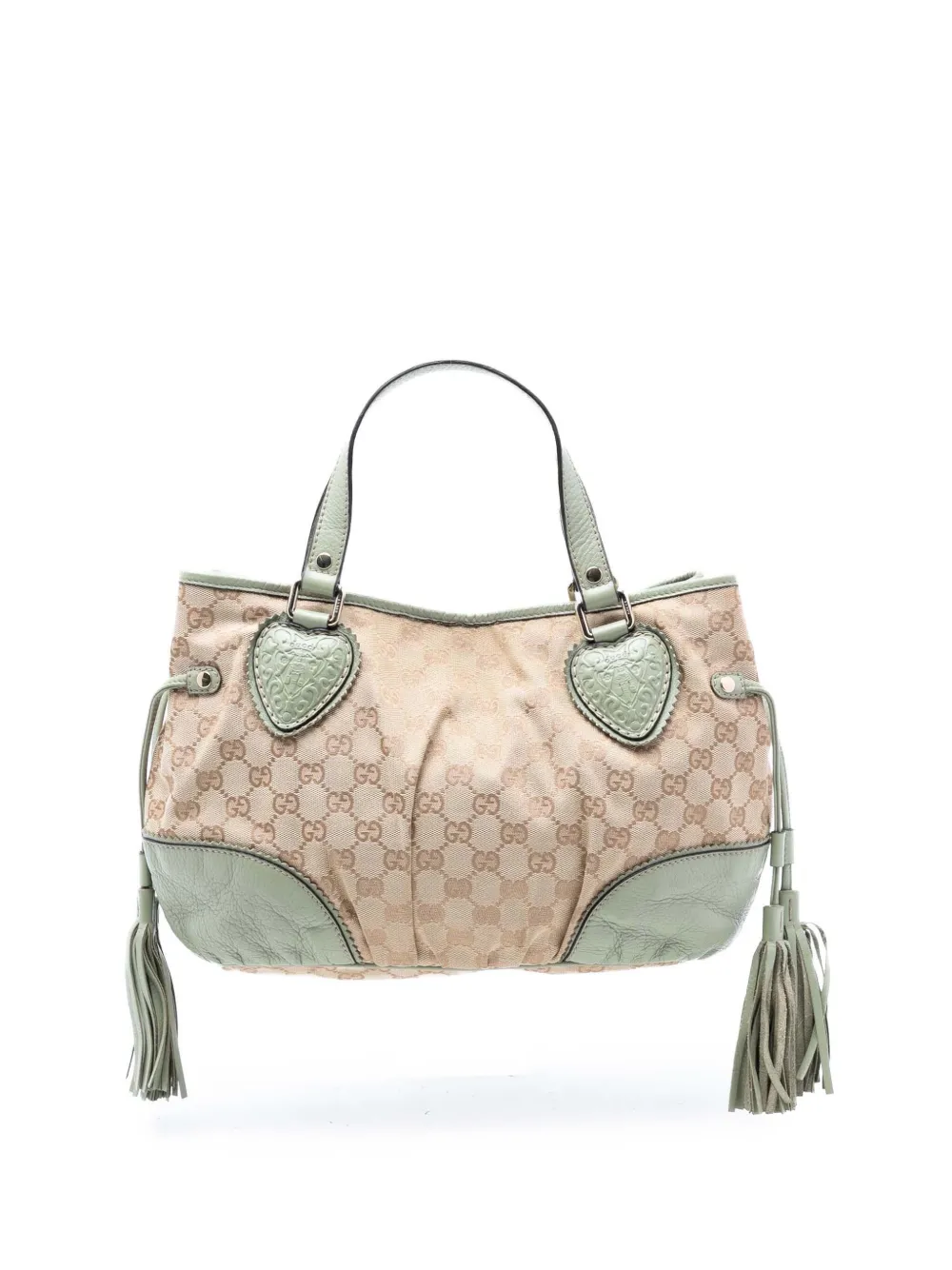 Gucci Pre-Owned 2016-2026 Small GG Canvas Tribeca tote bag - Verde