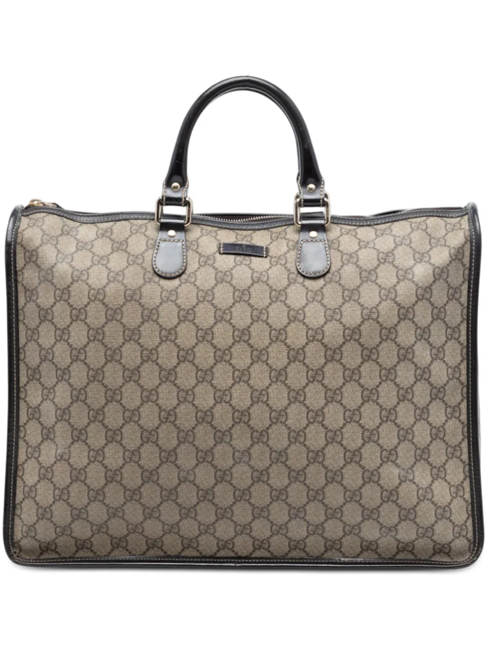 Gucci Pre-Owned 2016-2025 GG Supreme satchel - Toni neutri