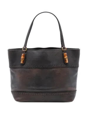 MCM Pre-Owned ロゴエンボス ハンドバッグ | ブラック | FARFETCH JP