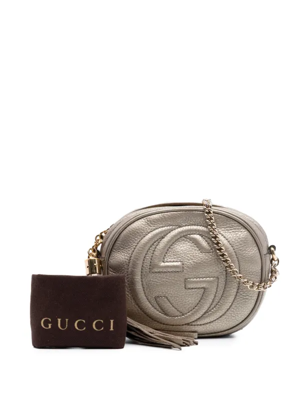 Gucci Pre-Owned 2016-2026 ミニ メタリック ぺブルカーフ ソーホー 