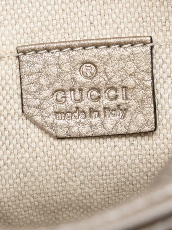 Gucci Pre-Owned 2016-2026 ミニ メタリック ぺブルカーフ ソーホー 