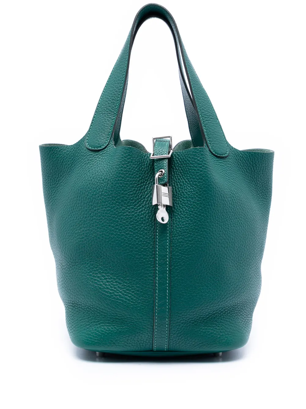 Hermès Pre-Owned 2016 Clemence Picotin Lock 22 handbag - Green