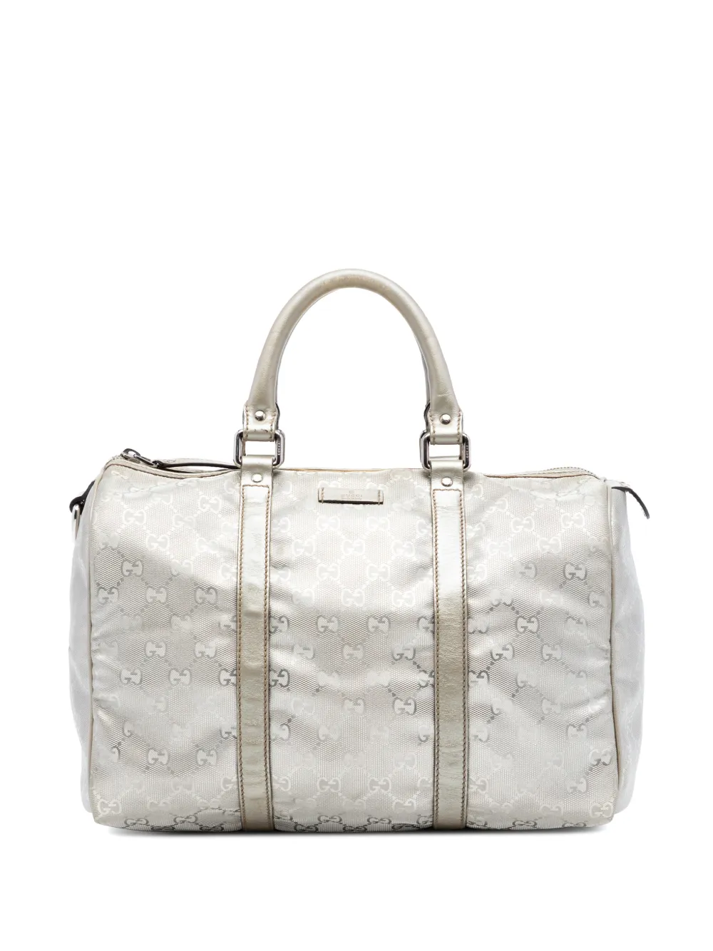 Gucci Pre-Owned 2016-2025 Medium GG Imprime Joy boston bag - Argento