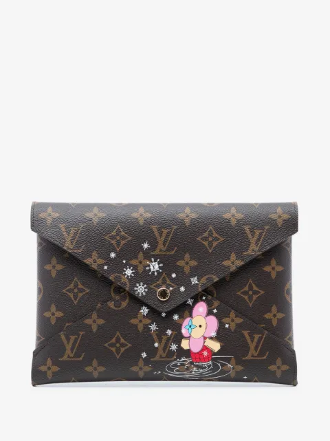 Louis Vuitton Pre-Owned 2023 Monogram Christmas Animation Vivienne Kirigami Pochette GM clutch bag