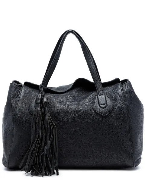 Gucci Pre-Owned 2016-2026 Pebbled Leather Lady Tassel tote bag